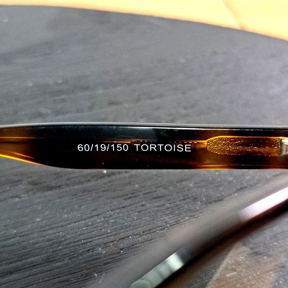 NEW Rx'able Eyeglass Frame, men's large/big/oversized glasses, brown 60-19-150 - Picture 3 of 6